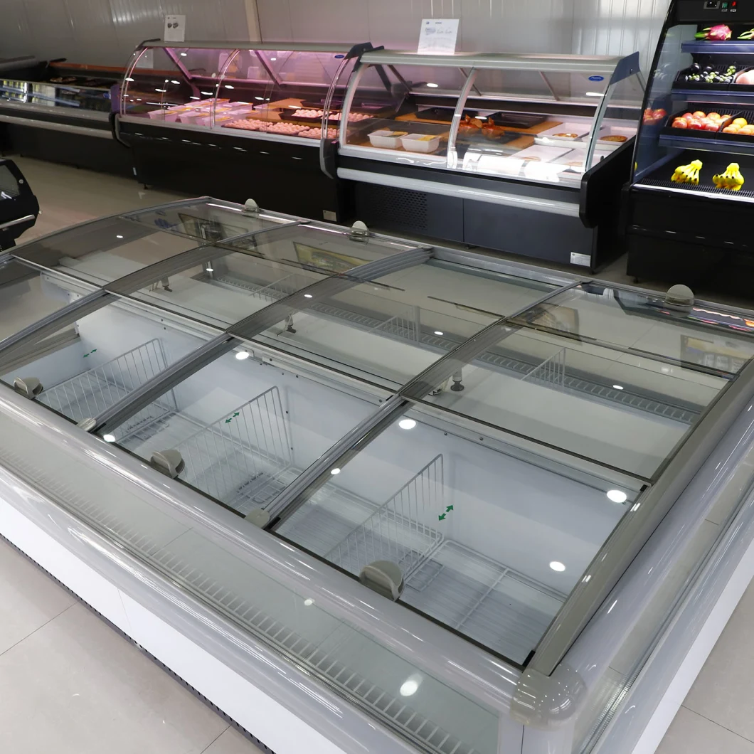 Chest Freezer Ice Cream Display Freezer Frozen Meat/Fish Deep Freezer