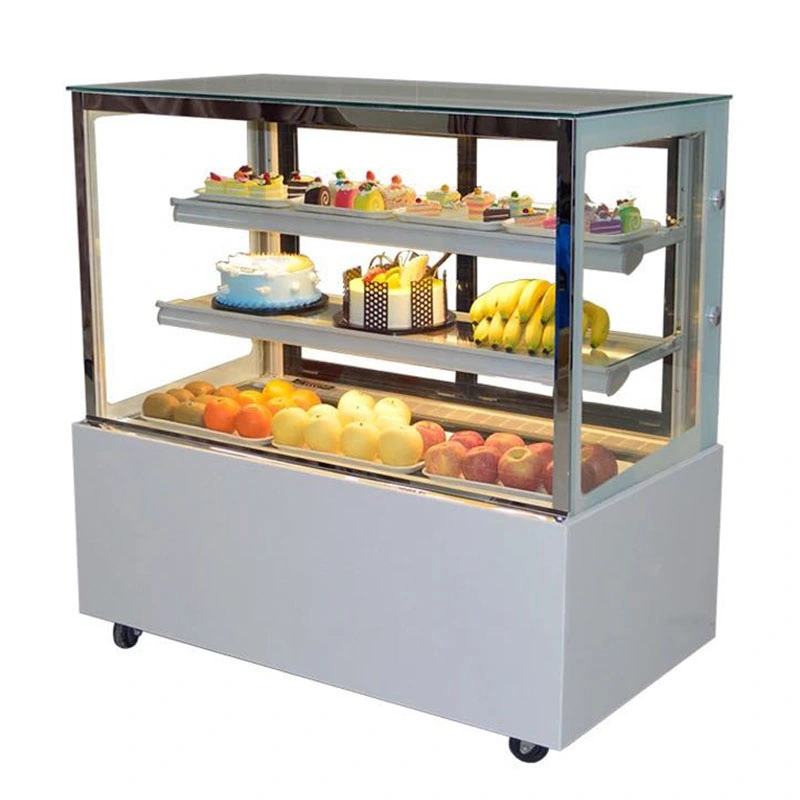 Double Cake Display Cabinet Chiller / Cake Display Fridge