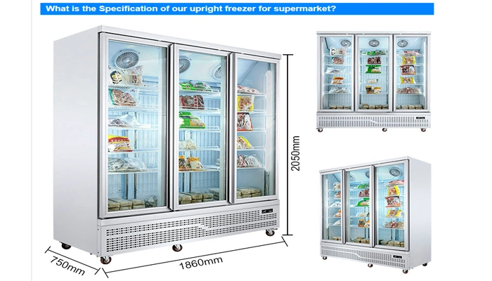 Soft Drinks Bottle Cooler Fridge with Glass Door