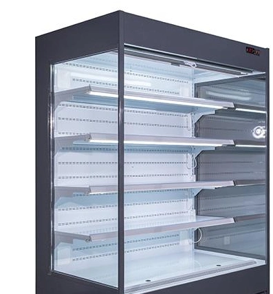 Fruits and Vegetable Display Refrigerator Commercial Display Cooler Open Chiller for Supermarket