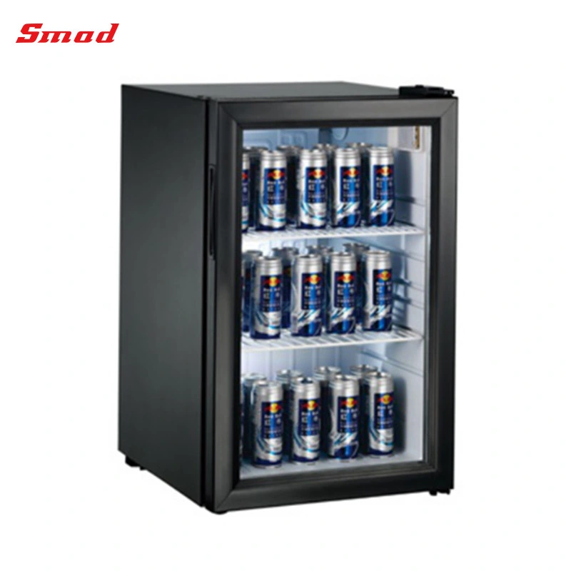 Refrigeration 98L Mini Glass Door Beverage Cooler / Chiller / Fridge ETL