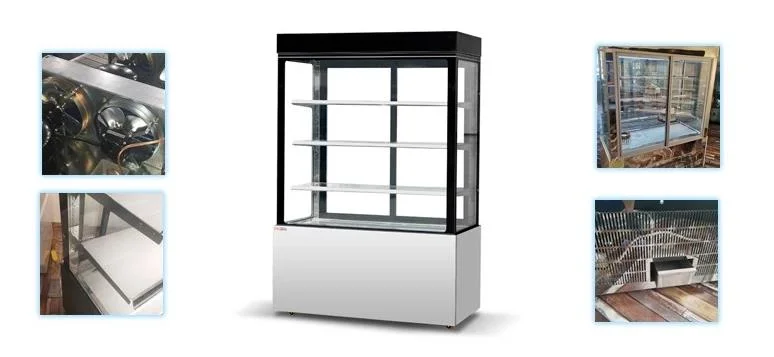 Supermarket Display Refrigerated Refrigerated Cake Cabinet Freezer