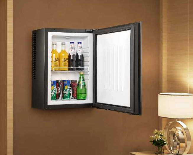 12L Mini Wall Mounted Thermoelectric Hotel Bedroom Mini Bar Fridge