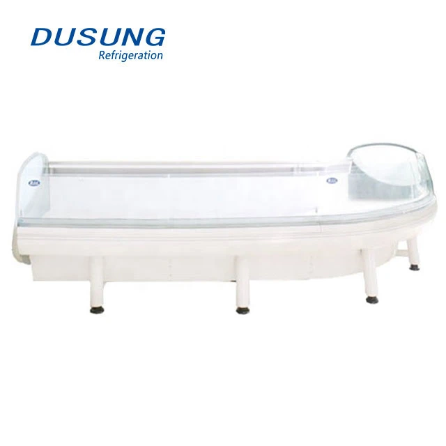 Supermarket Island Refrigerator and Round Island Supermarket Display Freezer Product