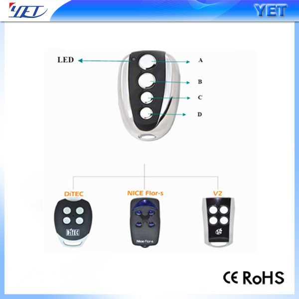 Beninca to Go Wv Wp 433.92MHz Replacement Remote Control Yet003