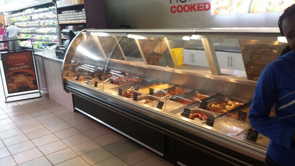 Sliding Glass Door Fresh Meat Open Display / Meat Display Refrigerator / Seafood Display Freezer Showcase