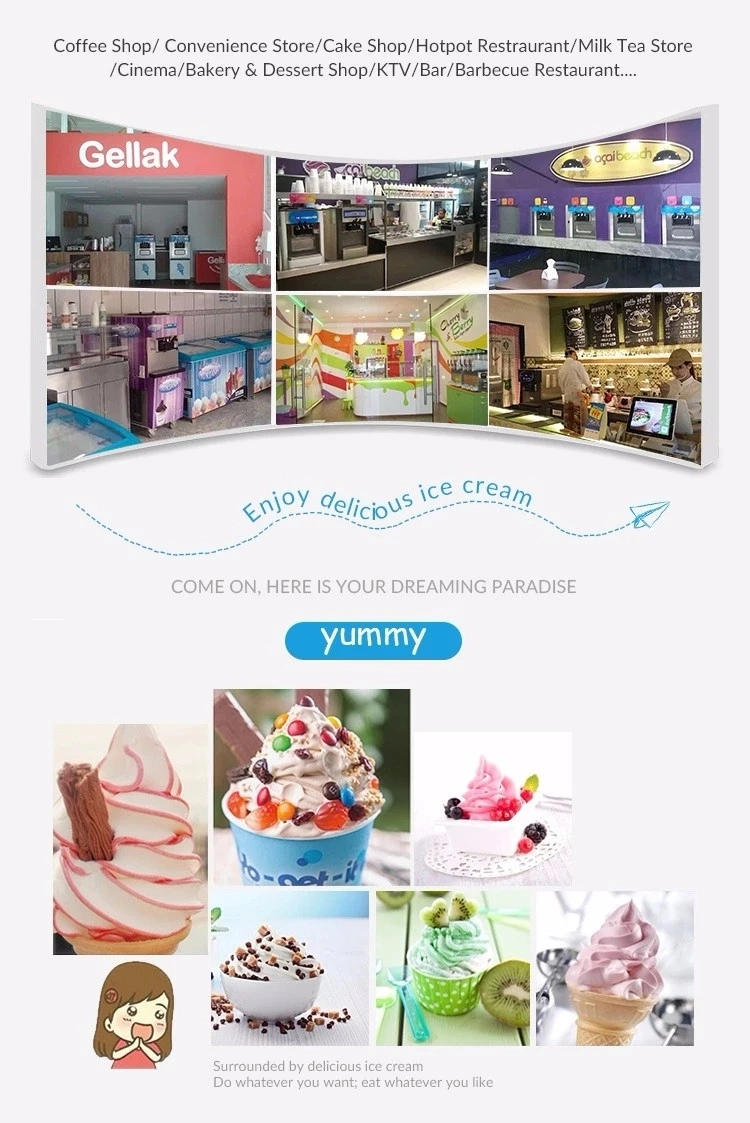 Table Top Mini Soft Ice Cream Machine Price/ Small Ice Cream Maker