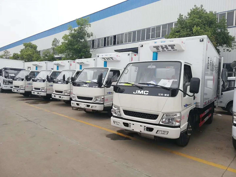 Hot Sales Jmc Small Refrigerated Refrigerator Freezer Cargo Truck