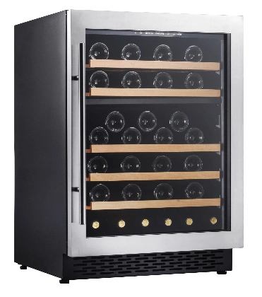 Easy Operation Hot Selling 54-Bottle Wine Compressor Fridge Cooler Built in Wine Cellar