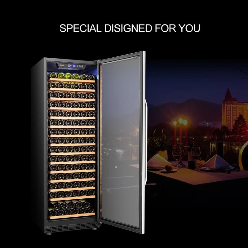 450L 168~171 Bottles Free Standing/Built-in Dual Zone Wine Cooler/Wine Fridge /Wine Refrigerator