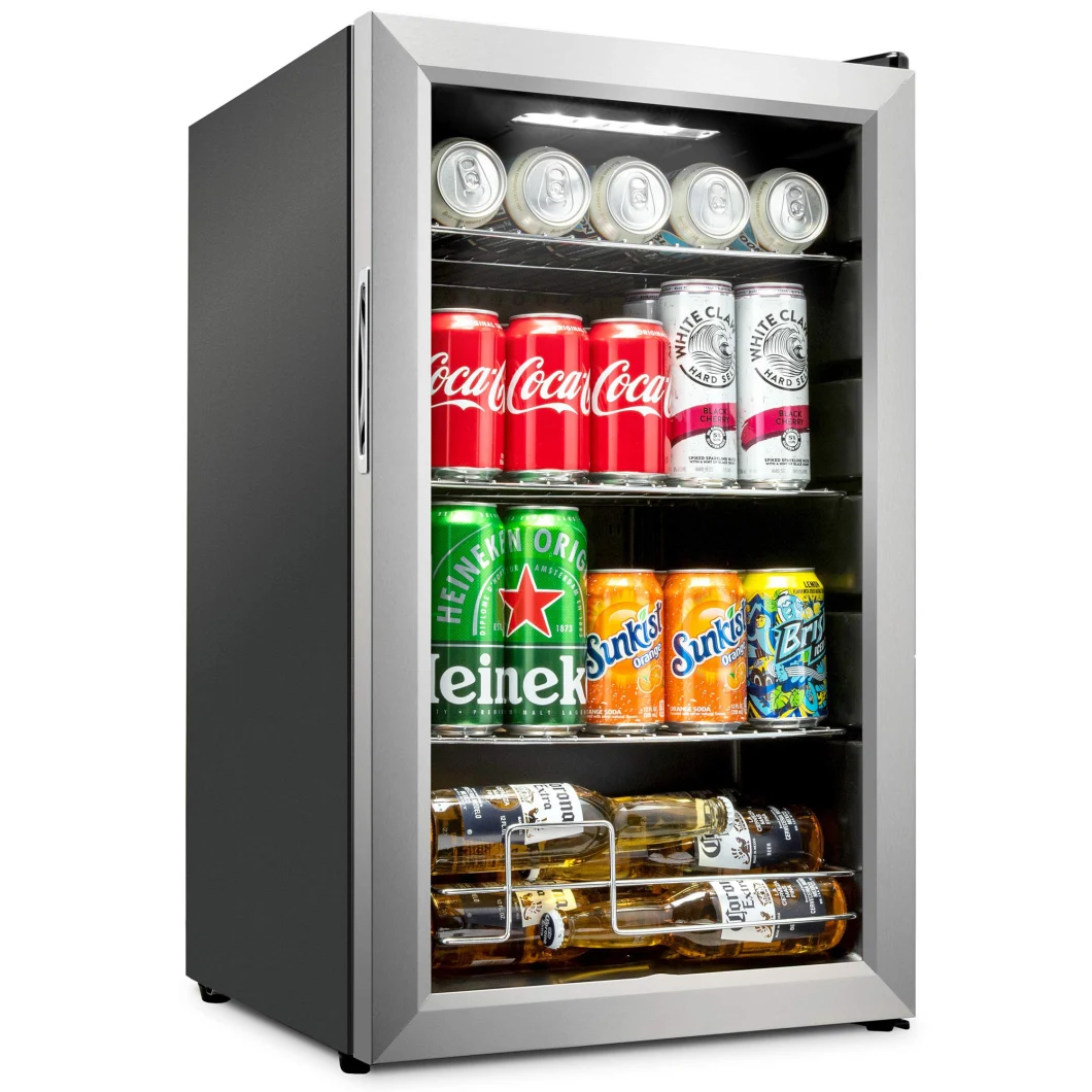 Beverage Refrigerator Cooler with 126 Can Capacity