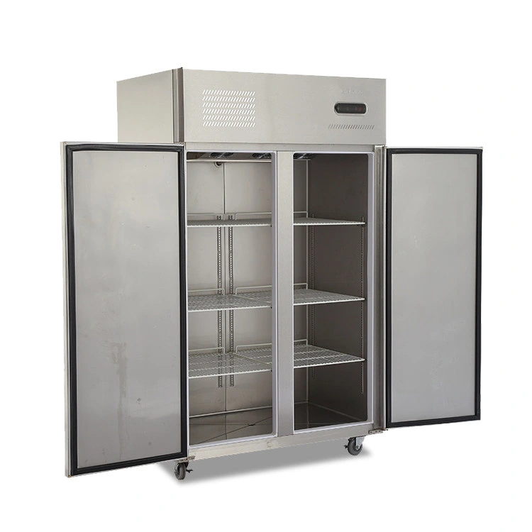 Two Door Double Temperature Stainless Steel Commercial Rrefrigerator/Freezer/Fridge