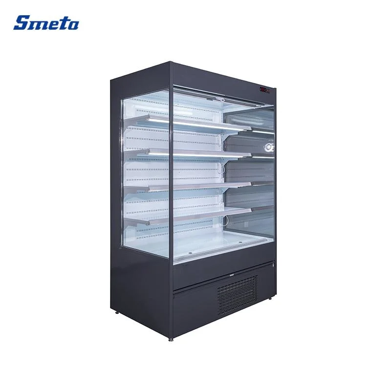 Fruits and Vegetable Display Refrigerator Commercial Display Cooler Open Chiller for Supermarket