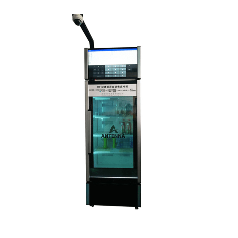 LCD Touch Screen Display Refrigerator Upright Showcase 37inch Beverage Fridge Cooler High Quality Freezer