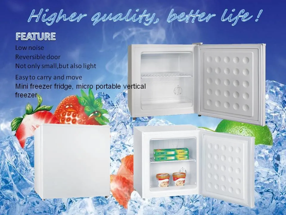 Vertical Deep Freezer with Drawers, Portable Deep Freezer