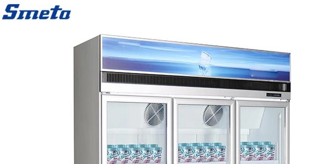 Smeta 925L Multideck Display Freezer Commercial Gelato Display Freezer for Hypermarket