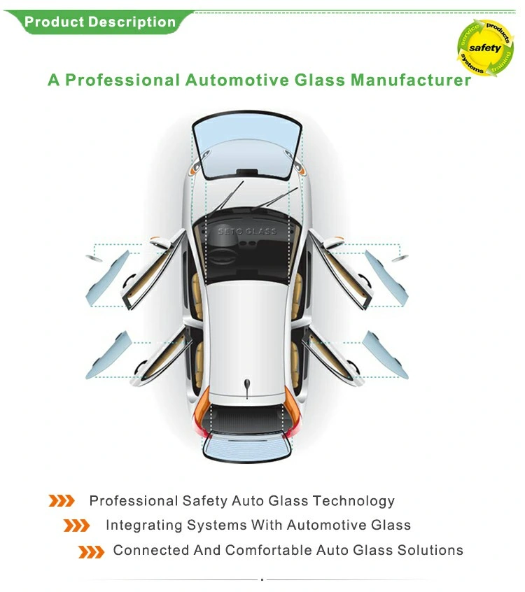 Auto Glass Auto Windshield Front Glass Front Laminated Glass with Cheap Price