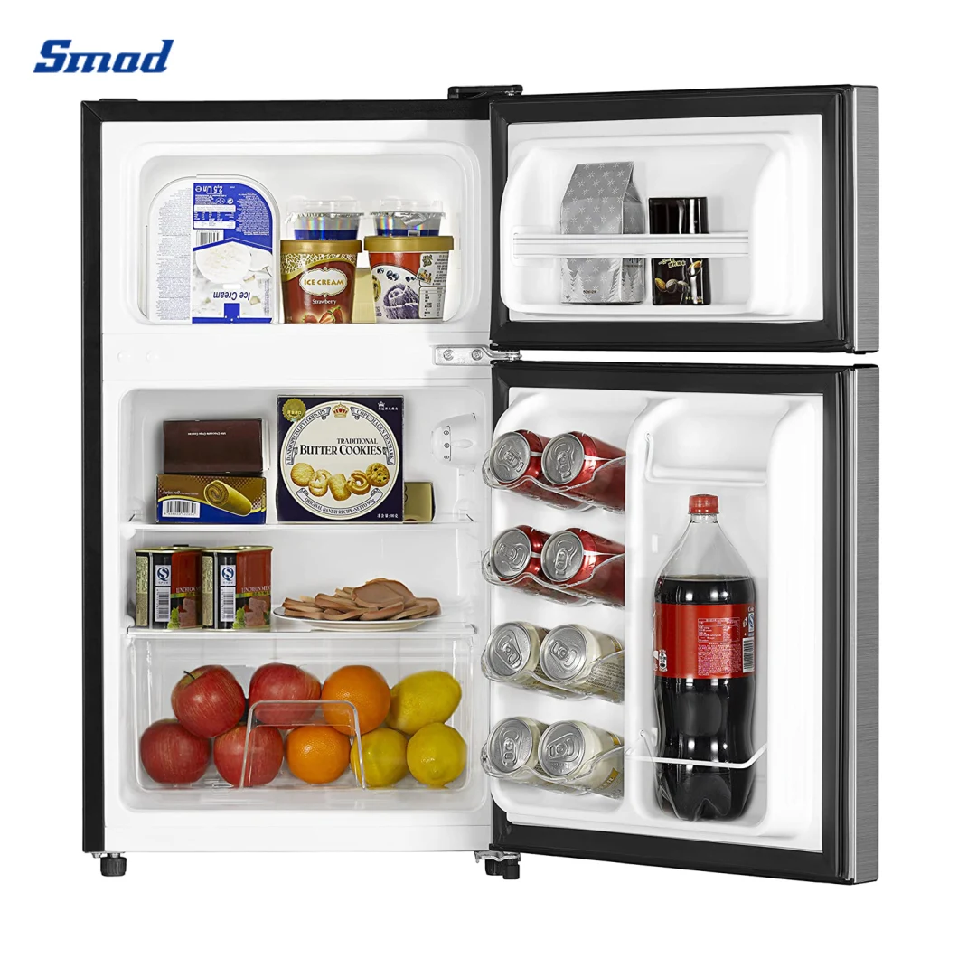 3.3 Cuft Small Table Top Mechanical Manual Defrost Top Freezer Fridge