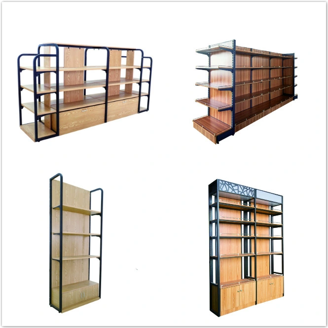 LED Light Display Cabinet Supermarket Cosmetic Shelf and Bathroom Display Shelf