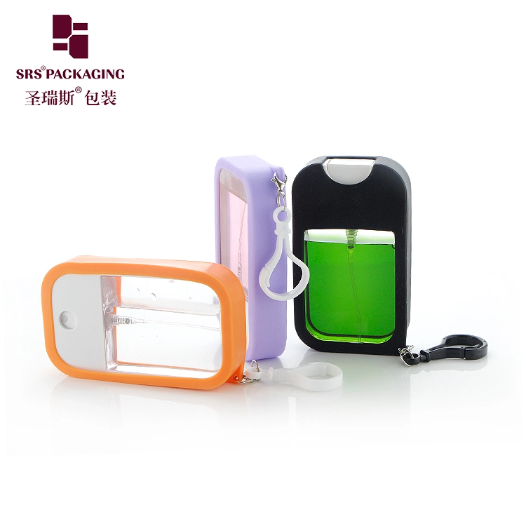 Hand Sanitizer Dispenser Bottle Phone Shape with Silicone Cases& Hanging Hook Hot Sale