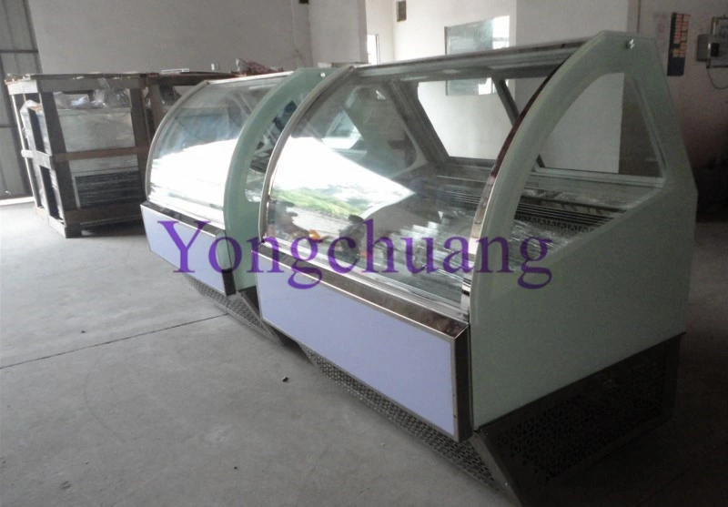 Factory Directly Sale Upright Ice Cream Display Freezer