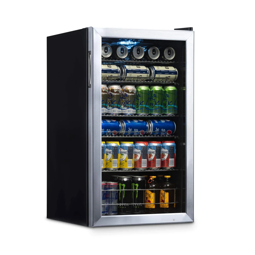 Beverage Refrigerator Cooler with 126 Can Capacity