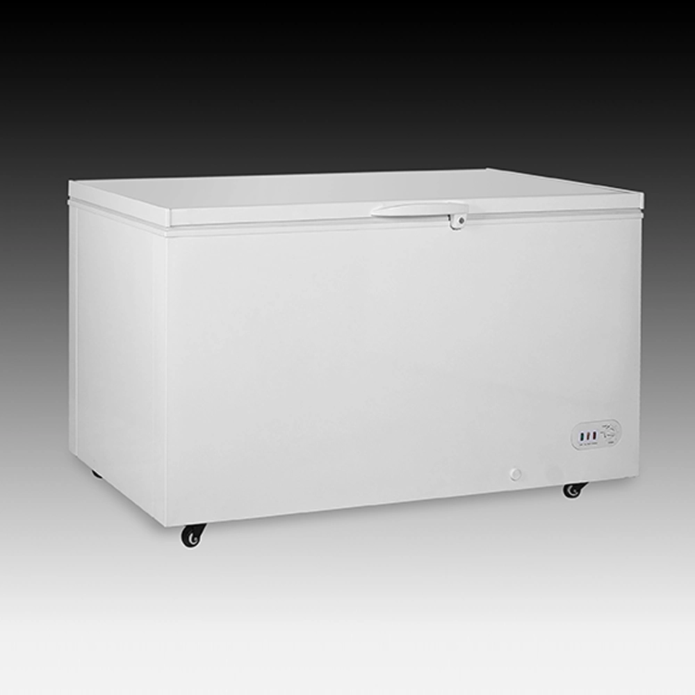 Supermarket Commercial Door Ice Cream Chest Freezer Top Door Display Chest Freezer