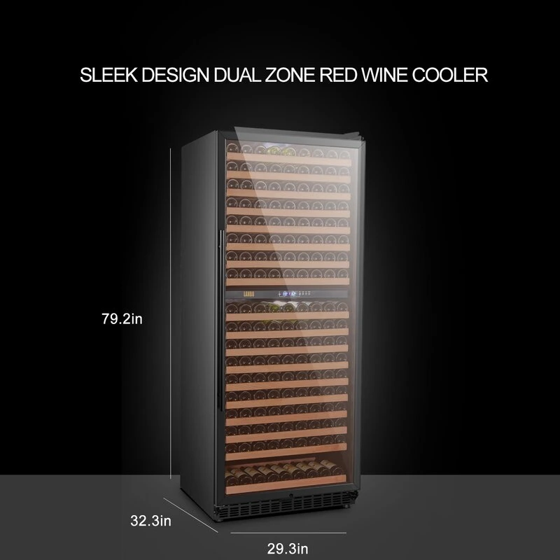 306 Bottles Dual Zone Wine Cooler/Wine Cellar/Wine Fridge/Wine Cabinet