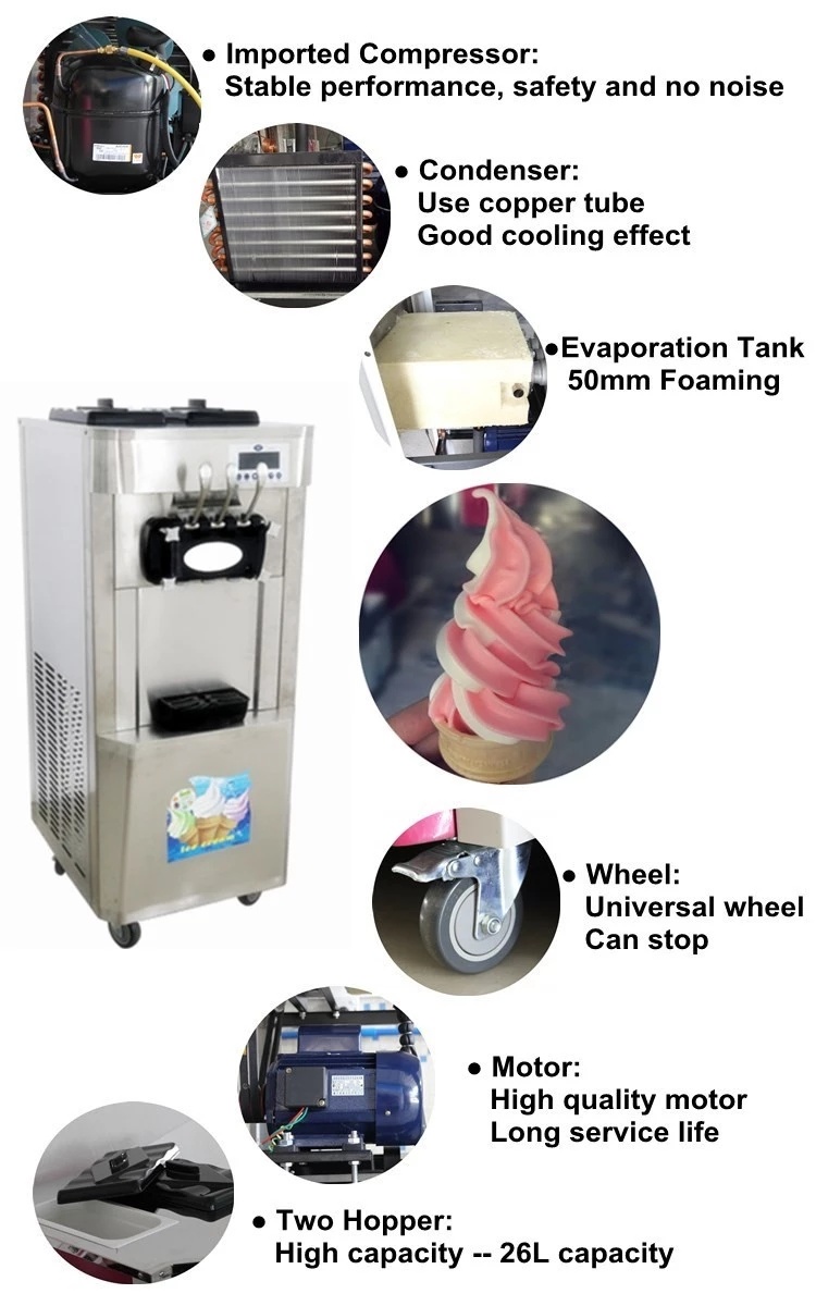 Ice Cream Freezer for Sale, Soft Ice Cream Machine, Ice Cream Making Machine