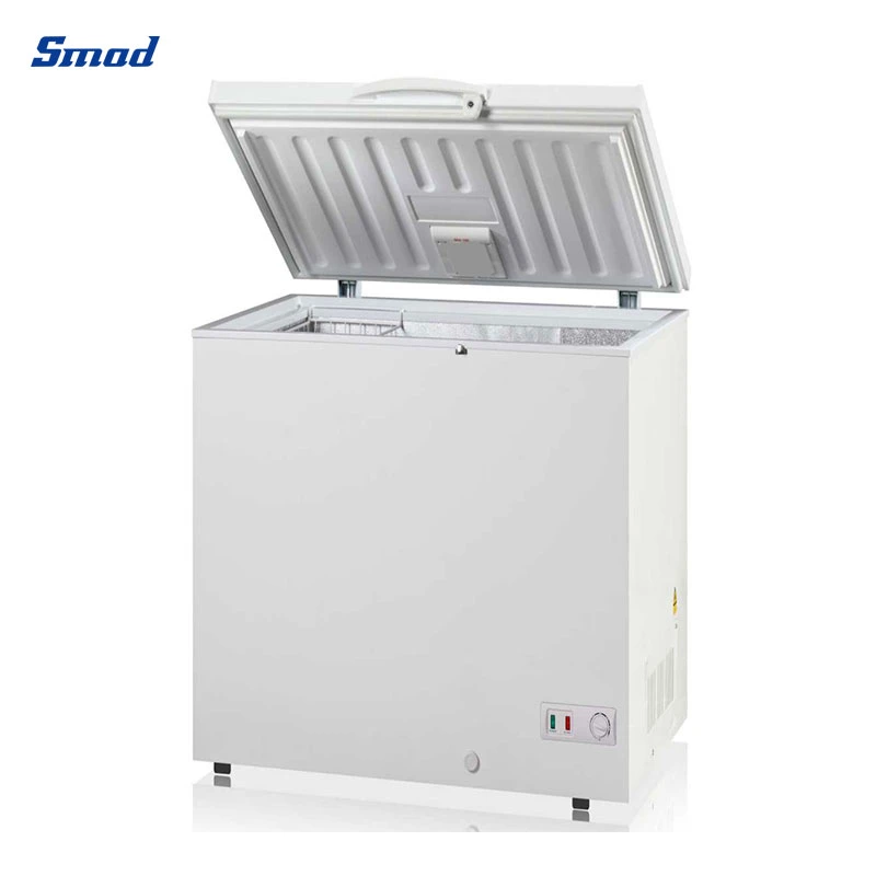 95L White Mini Single Solid Door Small Portable Deep Chest Freezer