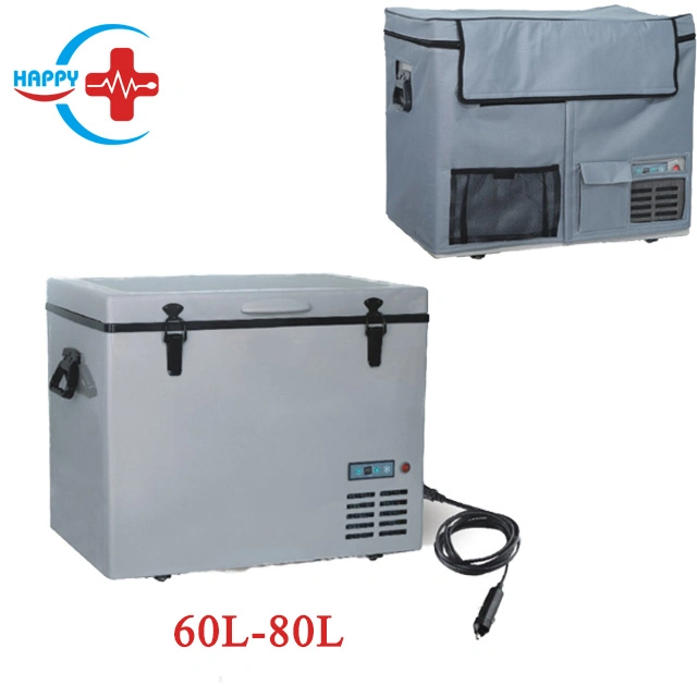 Hc-P009 Hot Sale Beverage Cooler 60L-80L Portable Solar Power Mini Fridge