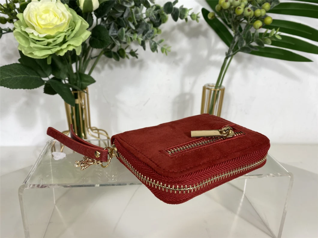 2020 Hot Sale Fashion Colorful Soft PU Leather Lady Wallet with Mobile Phone Cases Lady Handbag