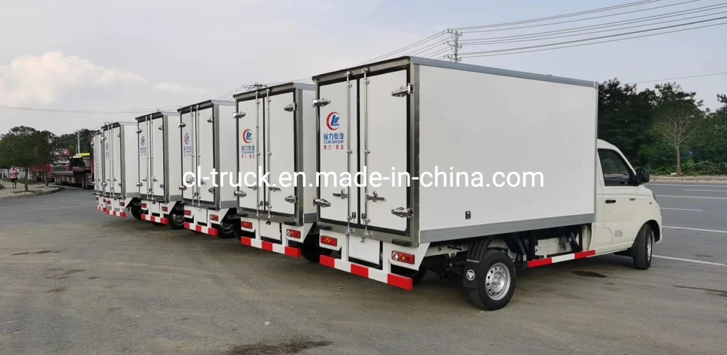 Good Quality Foton Refrigerator 1tons 2tons Small Mini Van Freezer Refrigeratedtruck for Sale