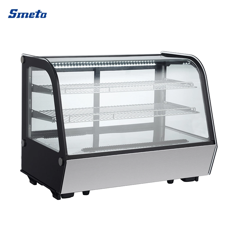 Smeta 160L Countertop Auto Defrost Display Cooler Showcase Refrigerator