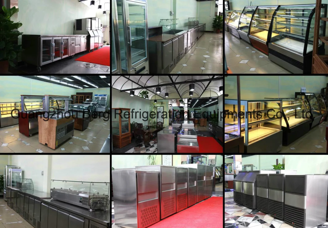 Commercial Restaurant Stainless Steel 2 Door Industrial Freezer /Upright Fridge