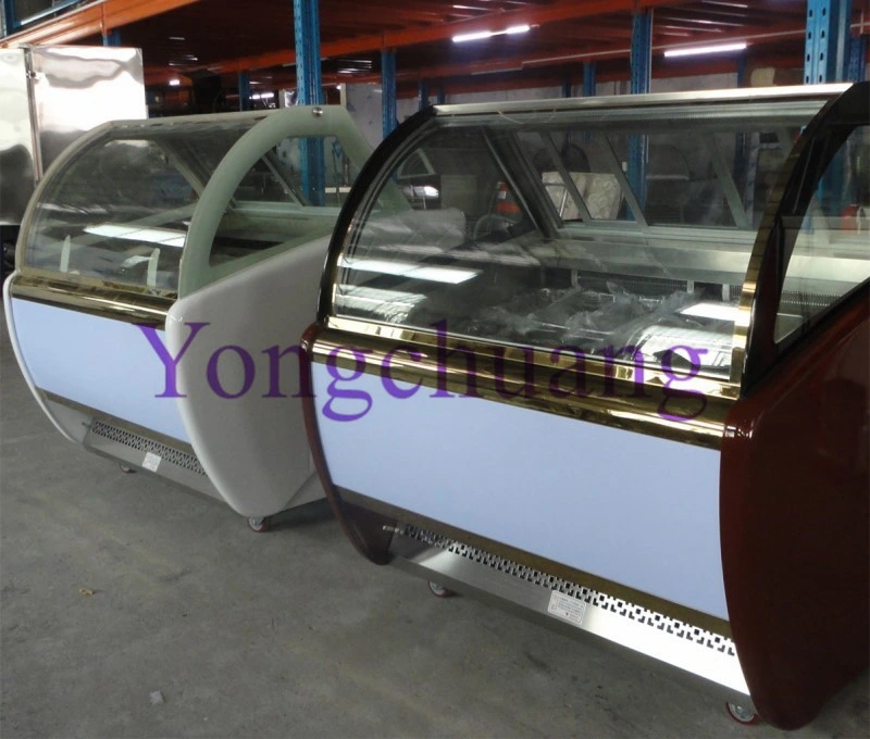 Factory Directly Sale Upright Ice Cream Display Freezer