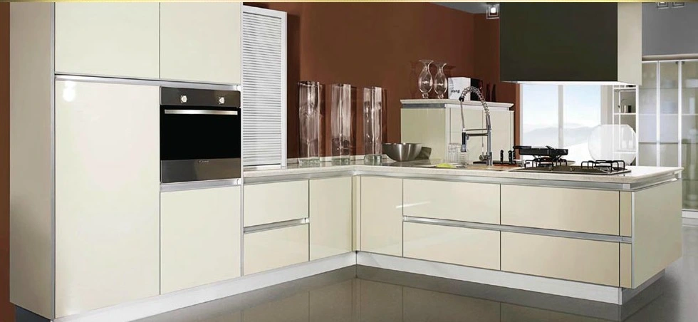 Modern White Kitchens Cabinet High Glossy Lacquer Kitchen Cabinet