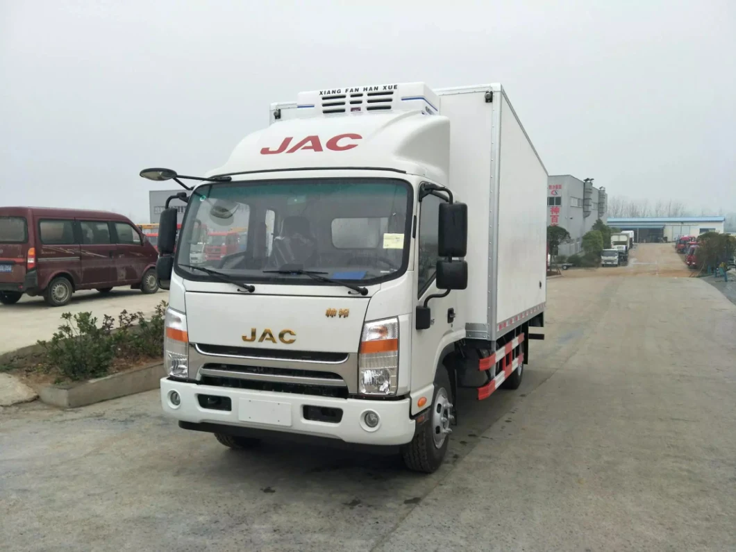 JAC Double Row 4ton Freezer Truck Small Refrigerator Truck