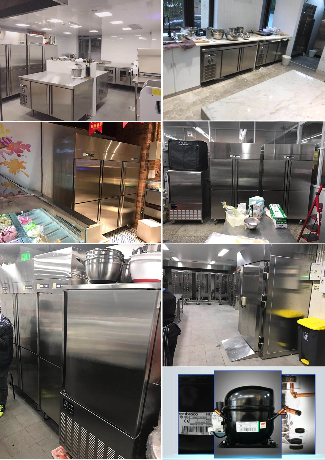 China Refrigerated Undercounter Refrigerator Commercial Chiller Fridge with Drawer