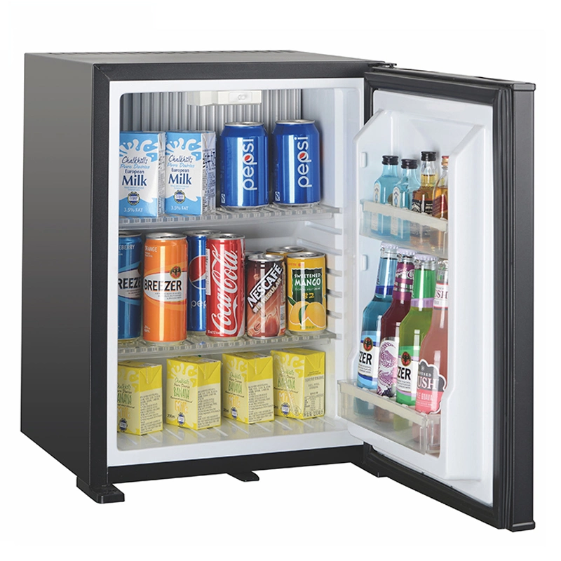 50L Mini No Noise Absorption Cooling Built in Hotel Mini Bar Fridge