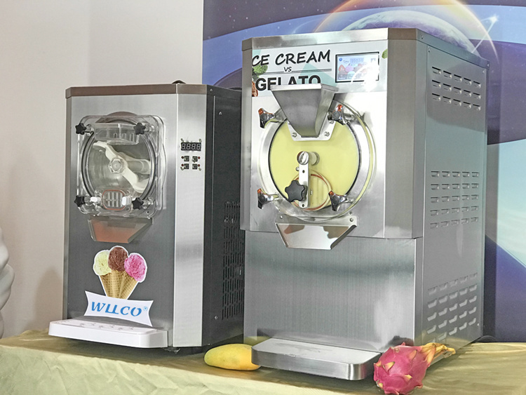 Counter Top Mini Gelato Machine Batch Freezer Ice Cream Machine