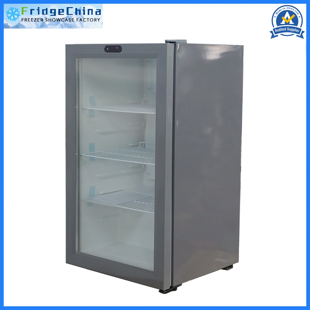 Mini Beverage Display Upright Cooler Showcase Commercial Hotel Kitchen Refrigerator Bar Fridge