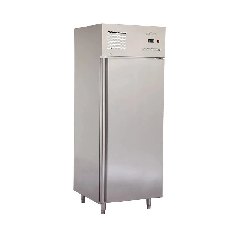 Commercial Single Door Stainless Steel Upright Deep Freezer Refrigerator