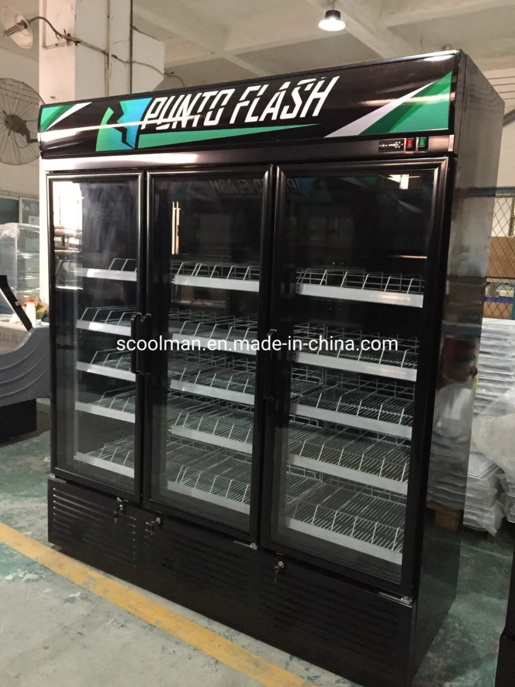 3 Glass Door Display Fridge for Coca Cola and Pepsi