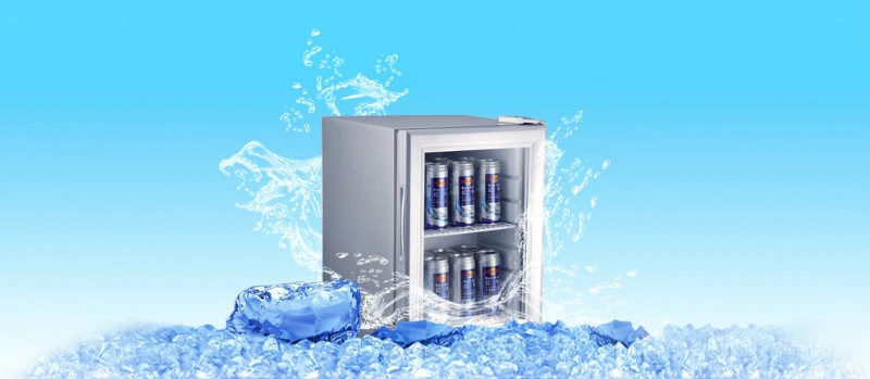 20-98L Glass Door Beverage Display Showcase / Mini Display Cooler / Fridge