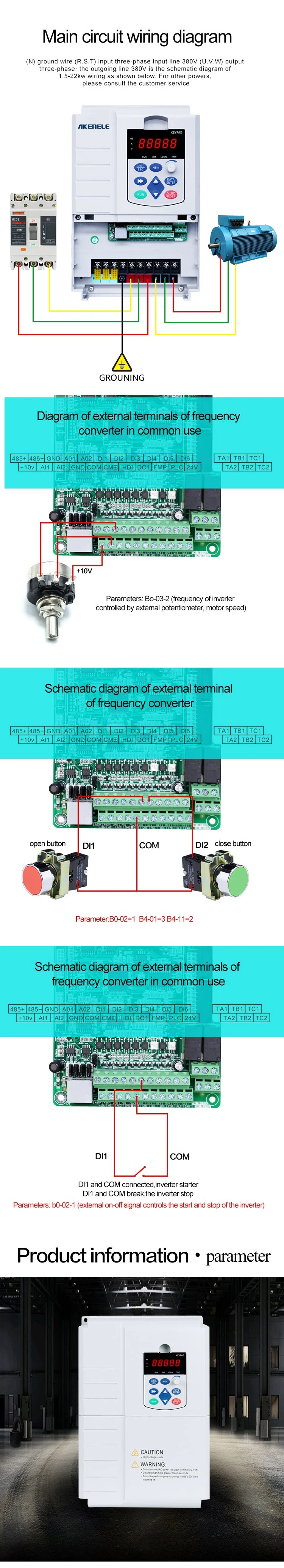 China 12 Years Factory Remote Control with GPRS 0.75kw to 30kw 380V Three Phase VFD/AC Drives/Frequency Inverter