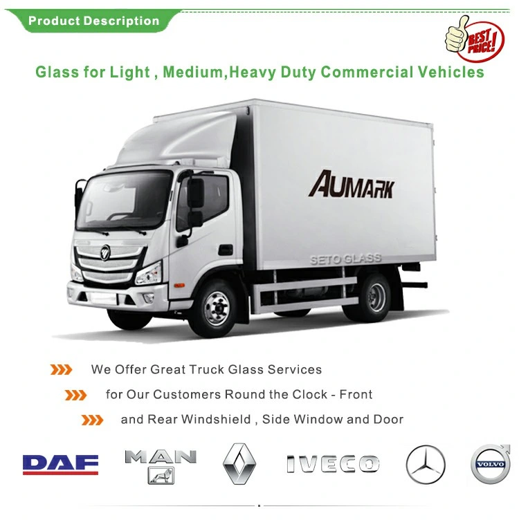 Heavy Truck Hopper Front Glass/ Front Windshield Glass