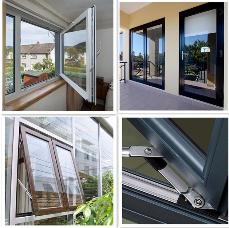 All Kinds Glass Doors Powder Coating Aluminium Glass Doors and Windows