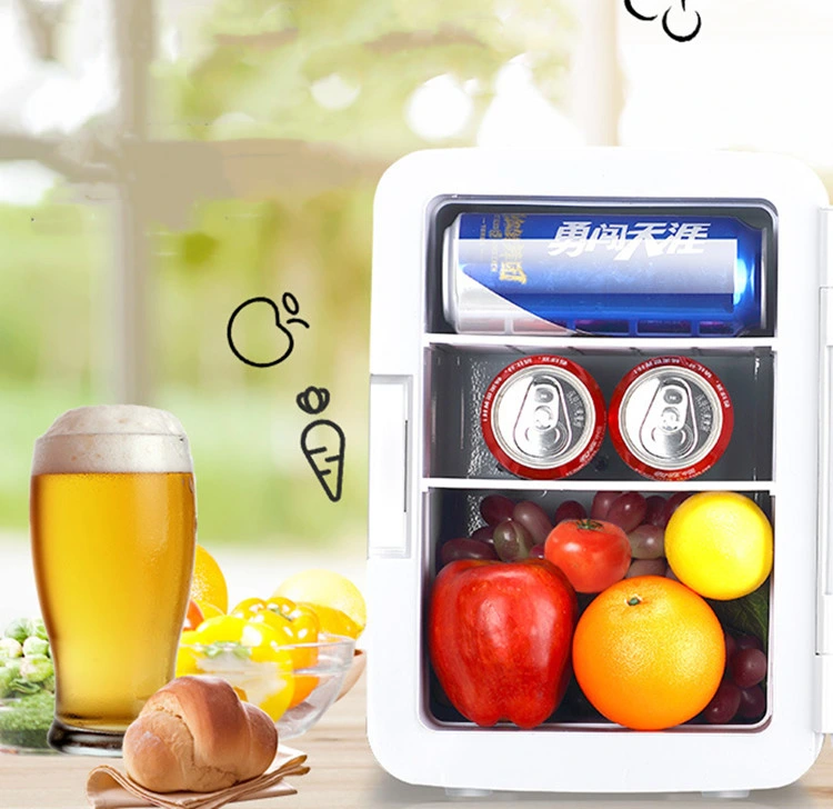 2021 Wholesale 20 Liter Mini Fridge Car Indoor Outdoor Refrigerator Cooler Warmer Cosmetics Mini Bar Fridge