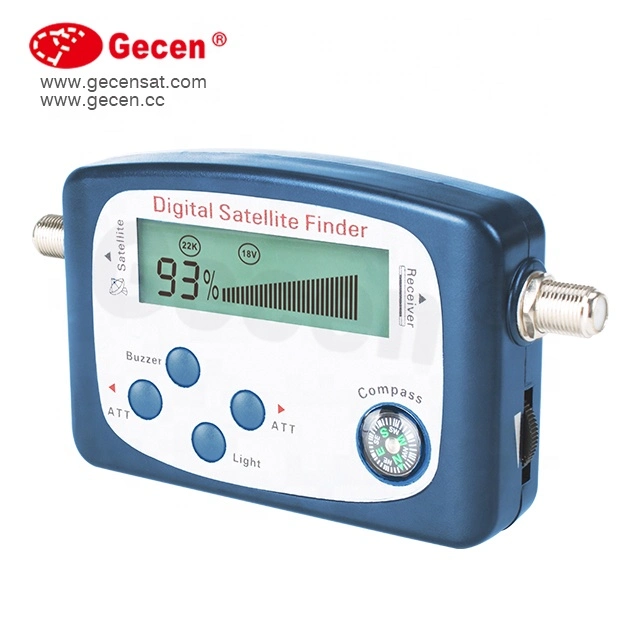 Gecen Digital Satellite Finder Satellite Signal Finder Satellite Signal Meter TV Antenna Satellite Signal Finder Meter with Compass